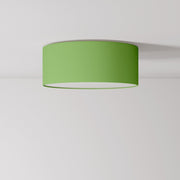Plafoniera in tessuto Small - Made in Italy- Cinette Verde Pistacchio