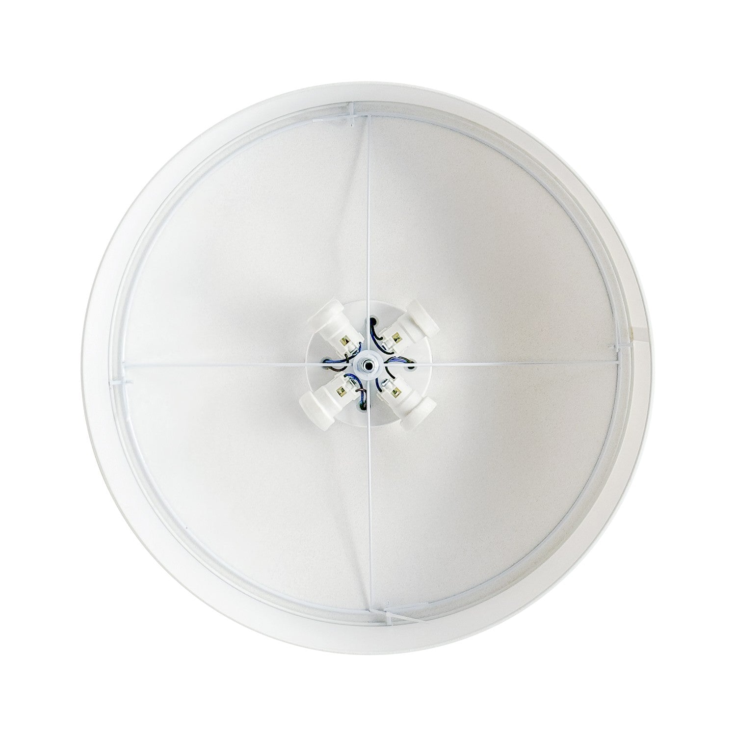 Plafoniera in tessuto Small - Made in Italy - Lana Blu