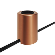 Portalampada E27 Spostaluce in metallo da parete o soffitto - Rame satinato