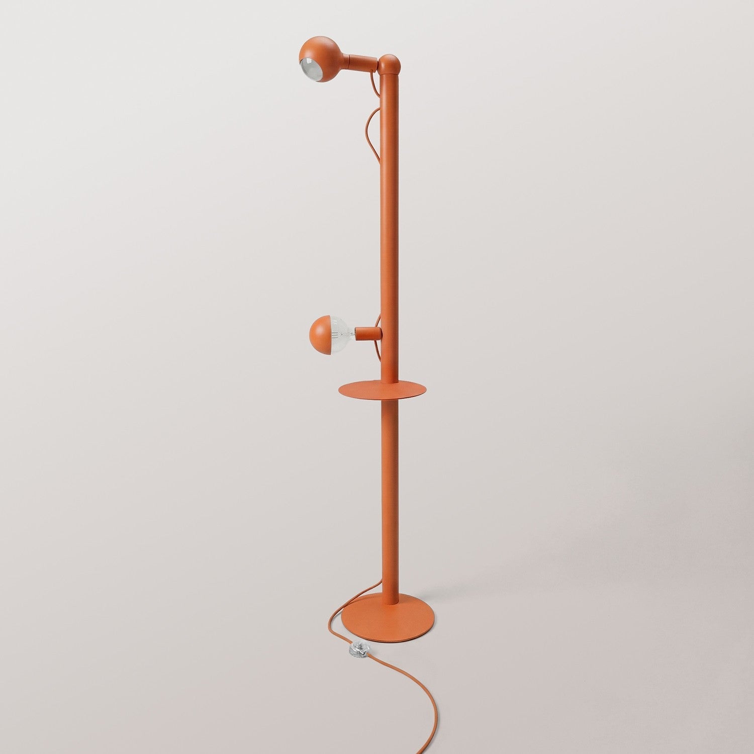 Rocco XXL - Lampada da terra con lampadina Maria e Camo - Arancio