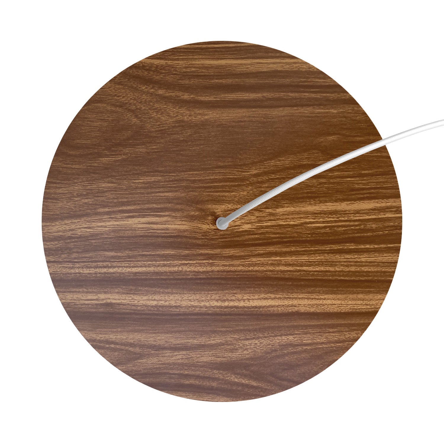 Rosone XXL Rose-One rotondo, diametro 400 mm con 1 foro e 4 fori laterali - Legno Bianco