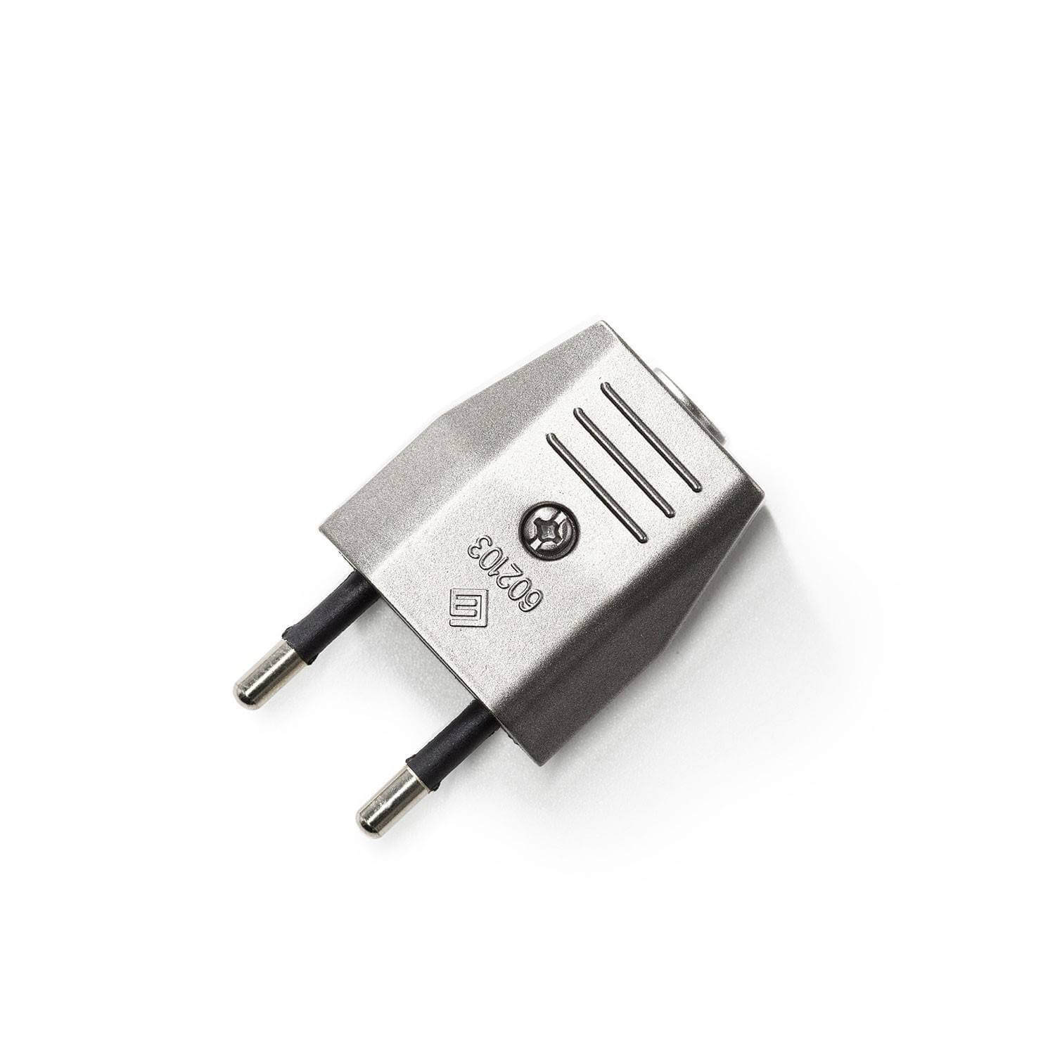 Spina Europea Creative Plug 2 poli 10A - Titanio